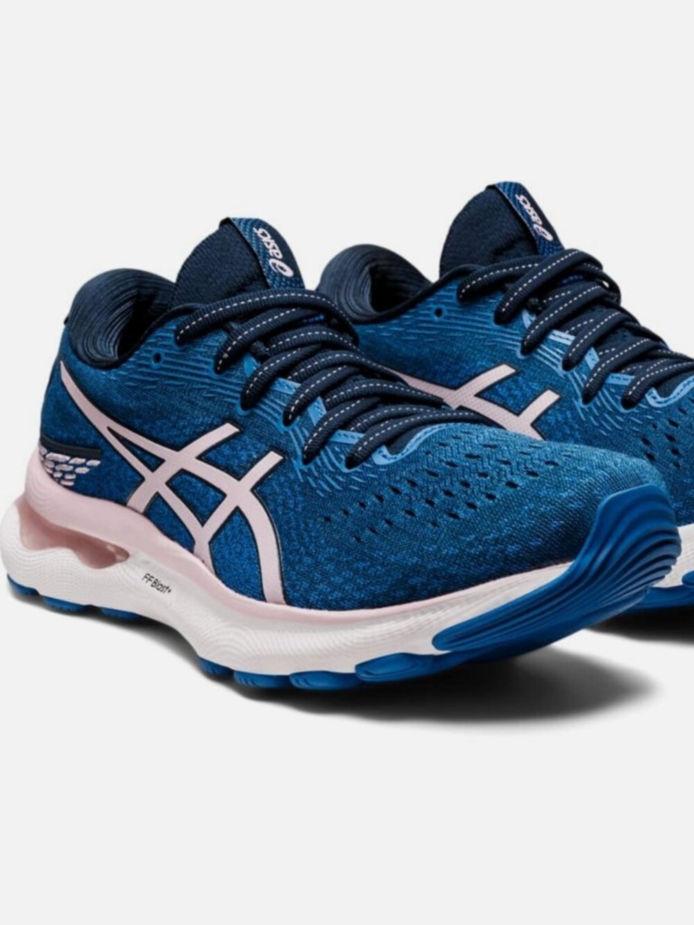 Asics Gel-Nimbus 24 French Blue/Barely Rose Womens 8.5 US 40 EUR 6.5 UK